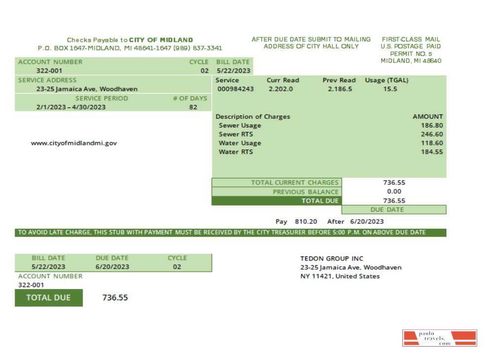 Michigan water utility business bill,  SCR PSD template